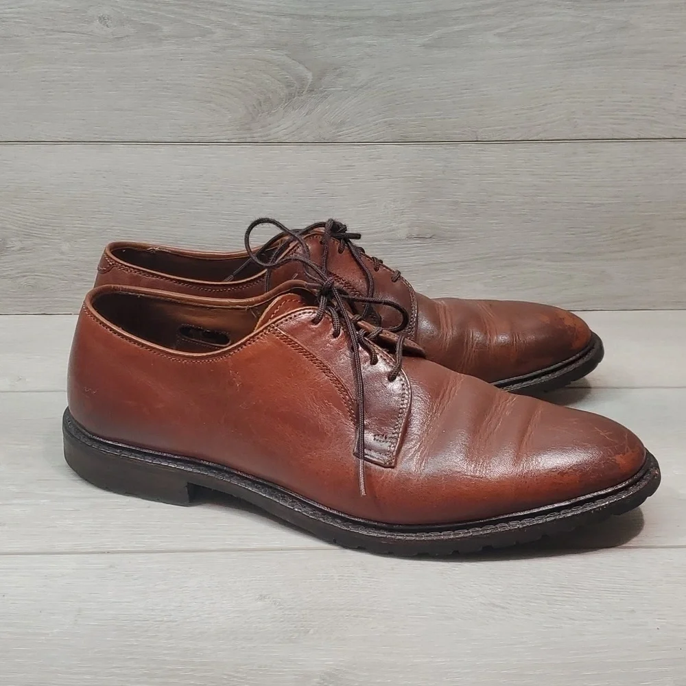 Allen Edmonds Mens Leather Black Hills Oxford Dress shoes sz 11B